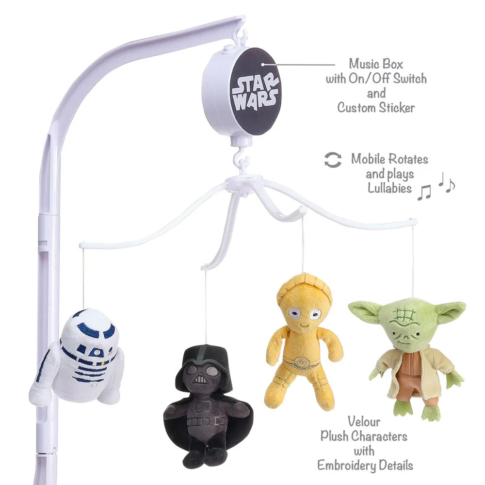 Bedtime Originals Star Wars Classic Musical Mobile - Plays 20 minutes - Image 4
