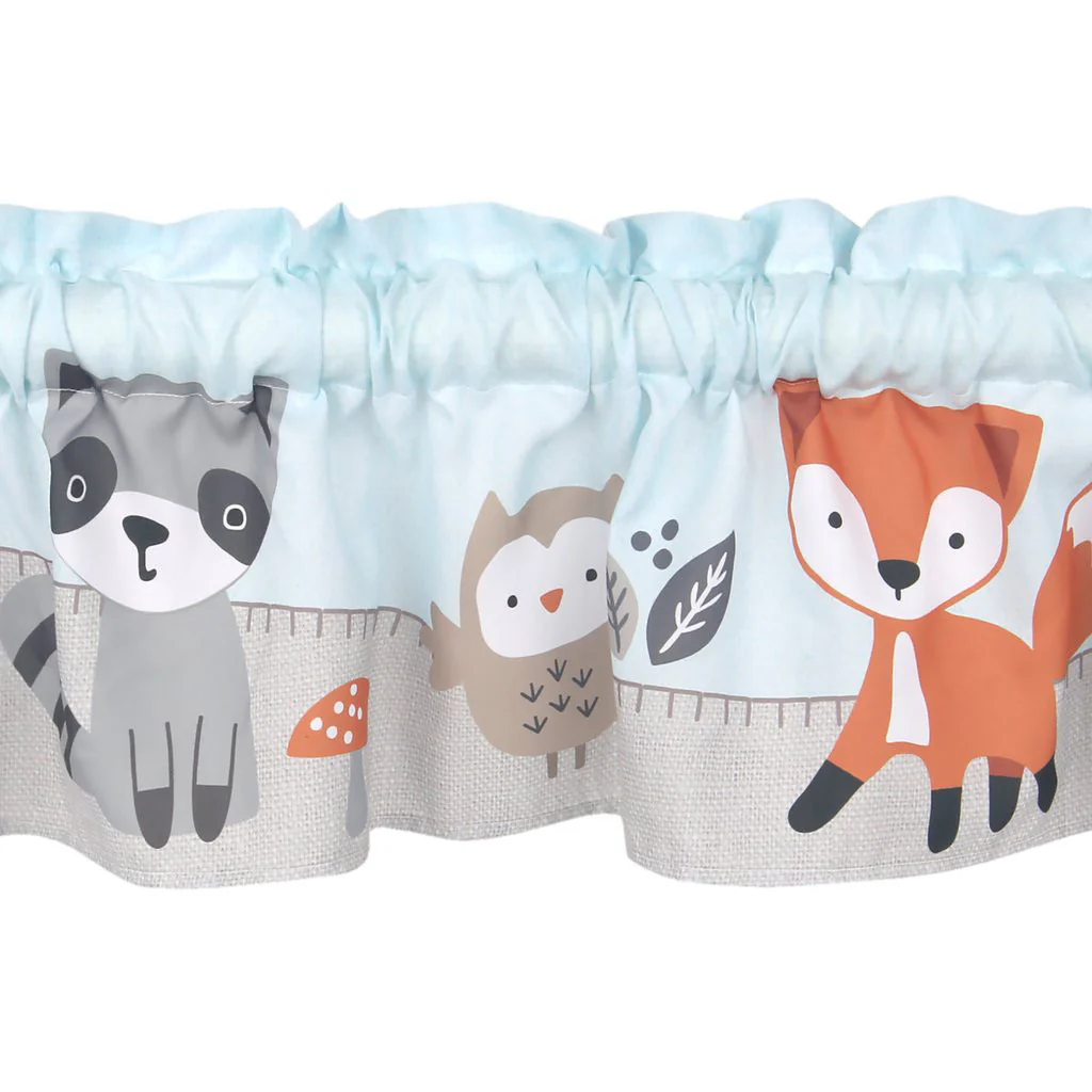 Bedtime Originals Woodland Friends Window Valance - Image 3
