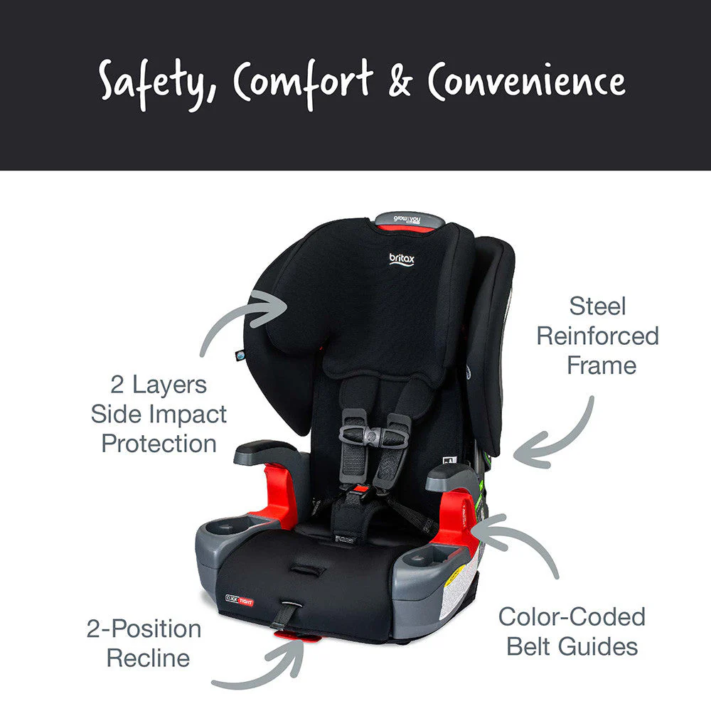 Britax Grow With You Clicktight Harness-2-Booster Car Seat - Image 10