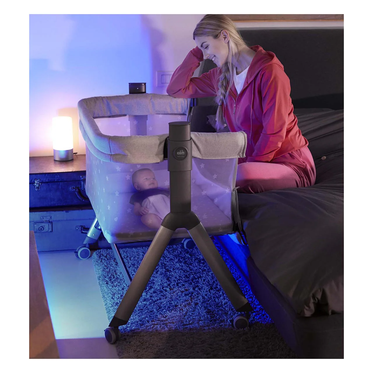 CAM Sempreconte Co-Sleeper in Gray - Image 10