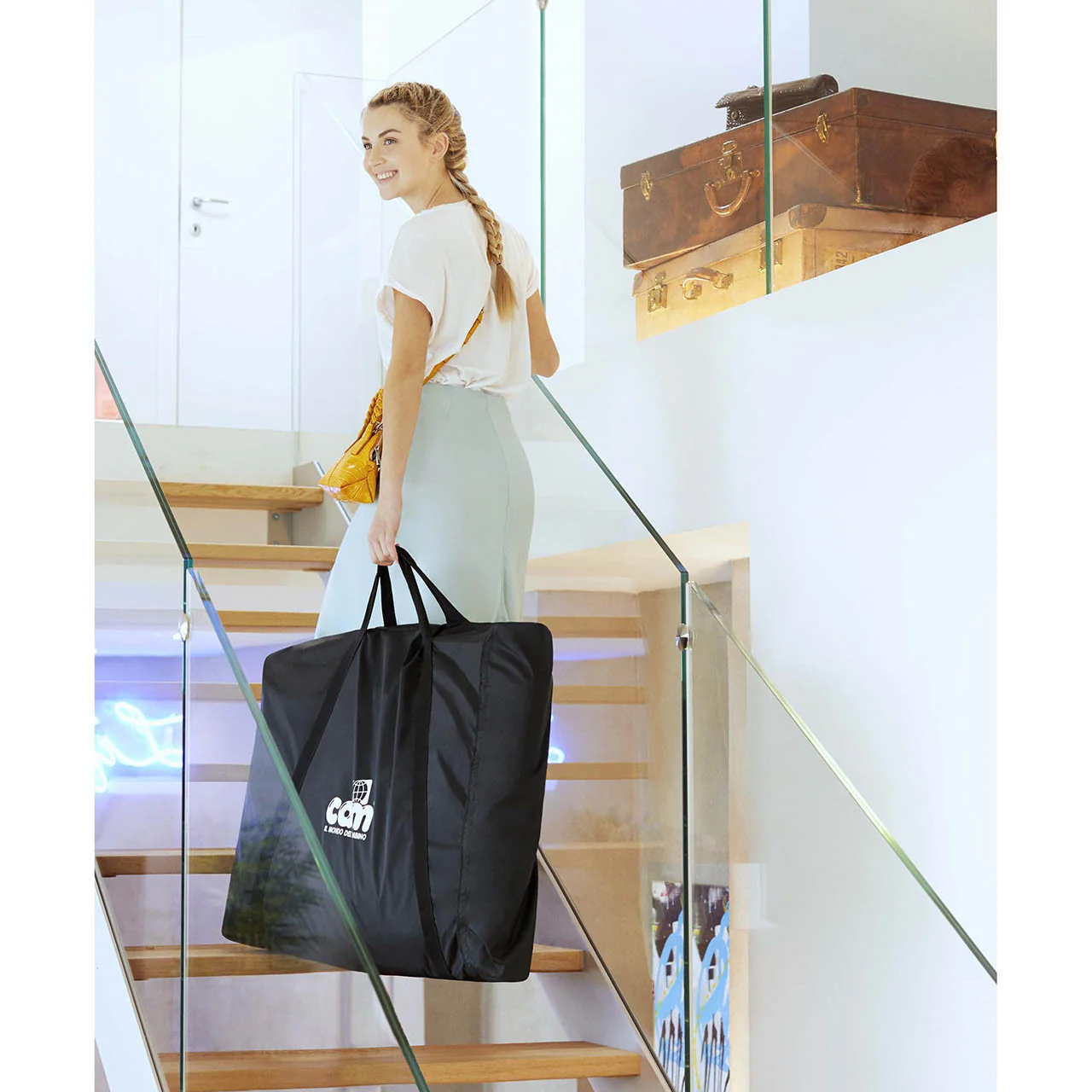 CAM Sempreconte Co-Sleeper in Gray - Image 9