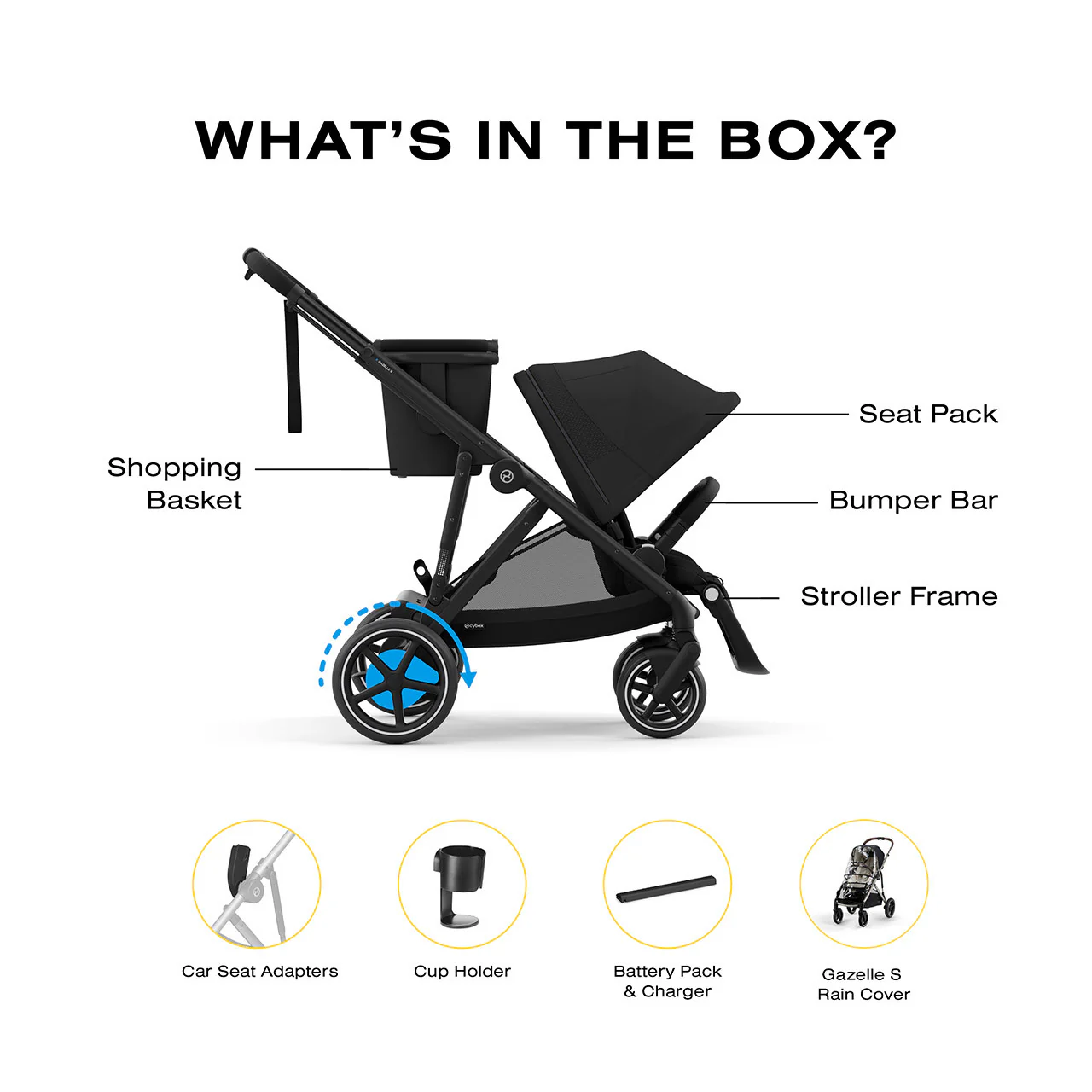 CYBEX eGazelle S Electronic Assist Stroller - Image 18