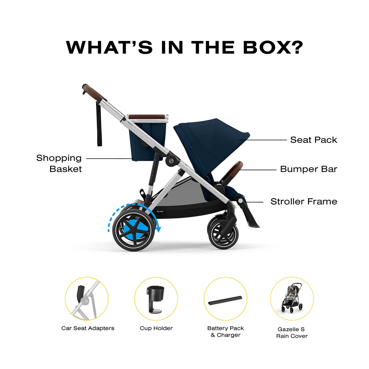 CYBEX eGazelle S Electronic Assist Stroller - Image 26