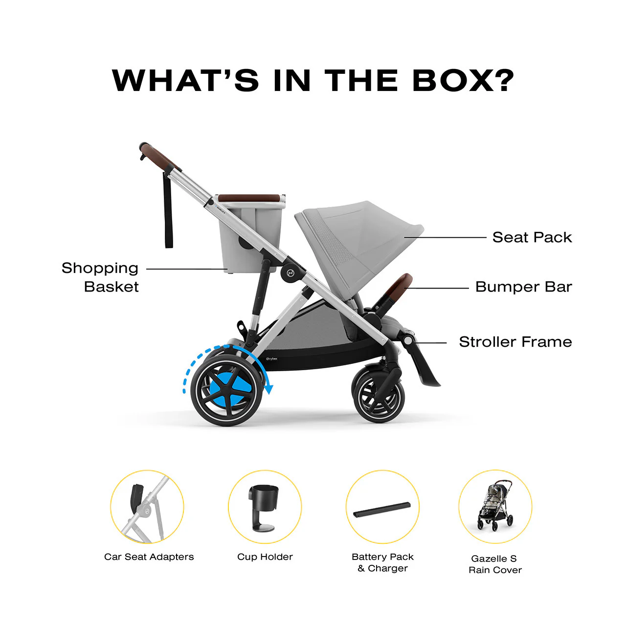 CYBEX eGazelle S Electronic Assist Stroller - Image 30