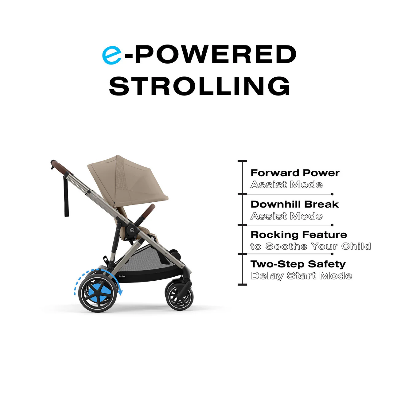 CYBEX eGazelle S Electronic Assist Stroller - Image 41