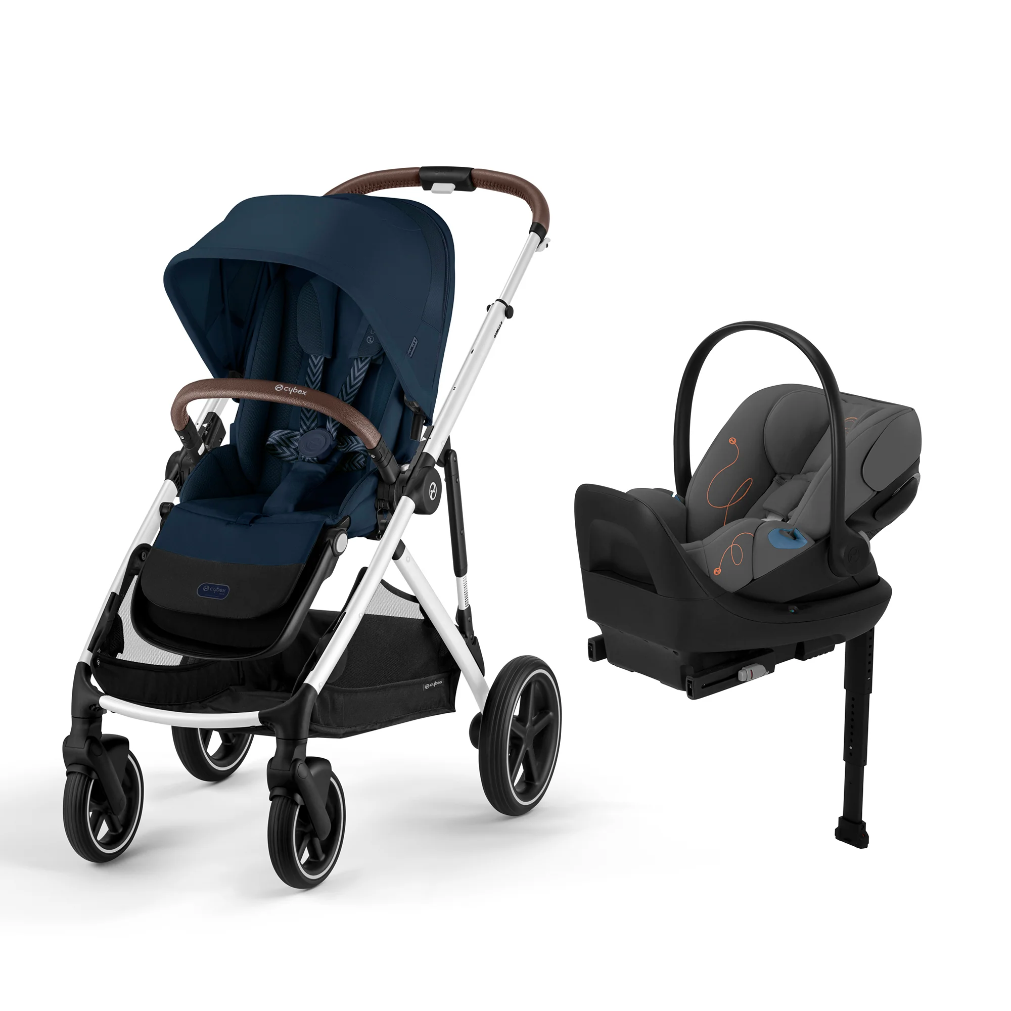 CYBEX Gazelle S 2 Stroller + Cloud G Lux Infant Car Seat Travel System - Image 19