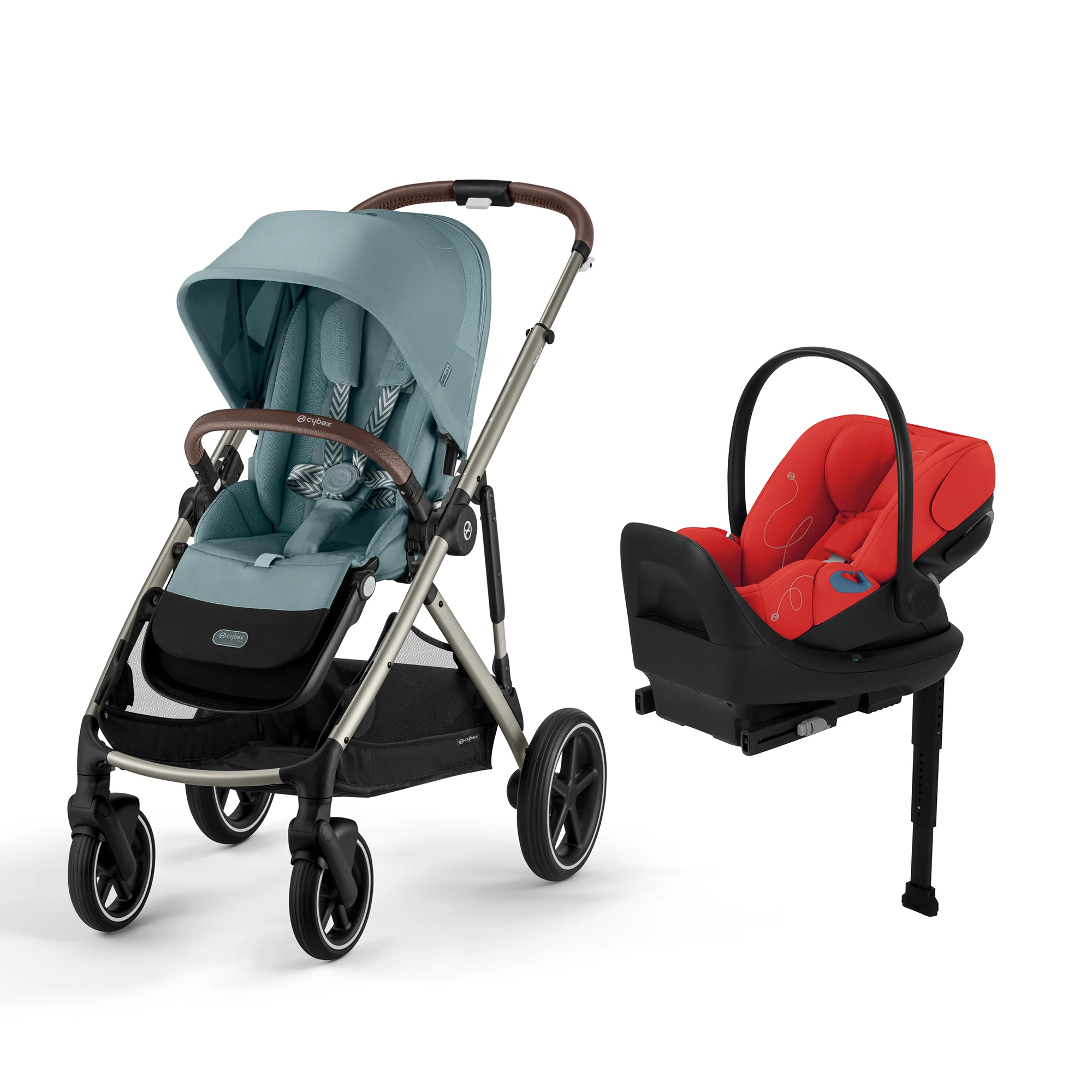 CYBEX Gazelle S 2 Stroller + Cloud G Lux Infant Car Seat Travel System - Image 34