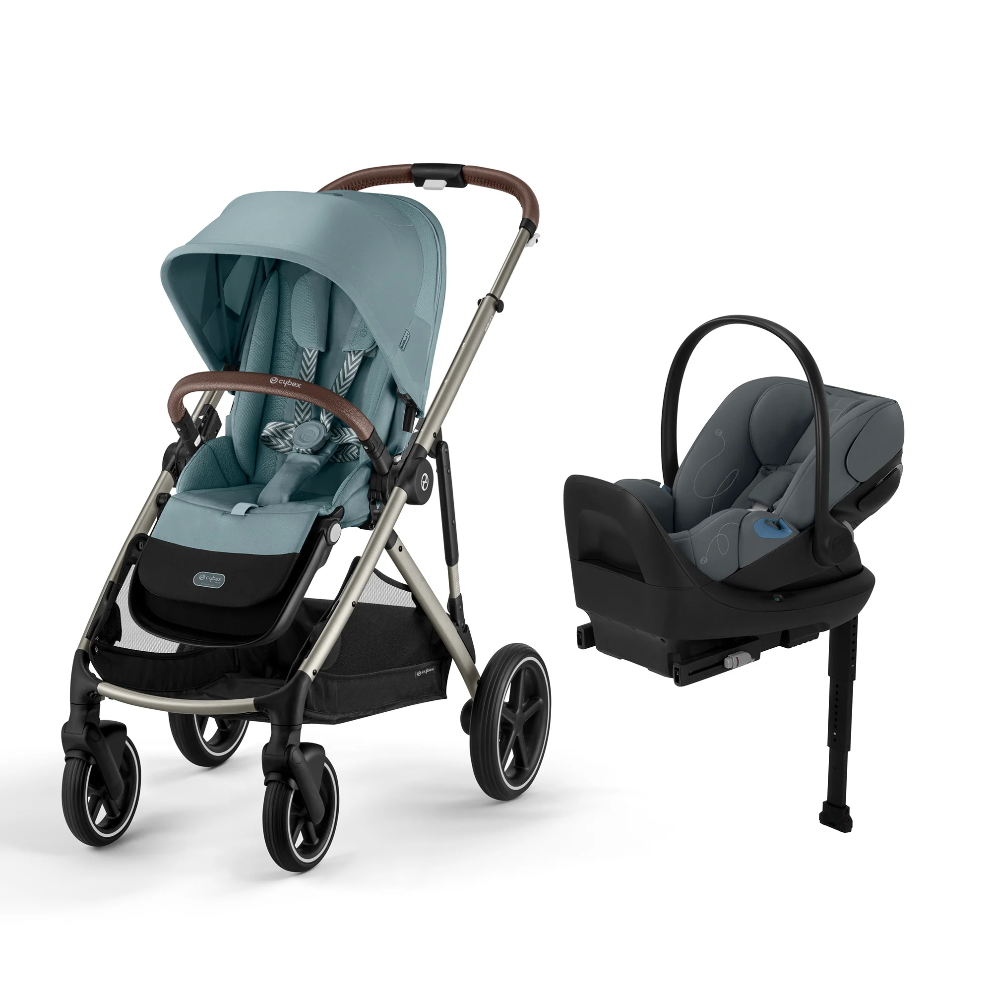 CYBEX Gazelle S 2 Stroller + Cloud G Lux Infant Car Seat Travel System - Image 36