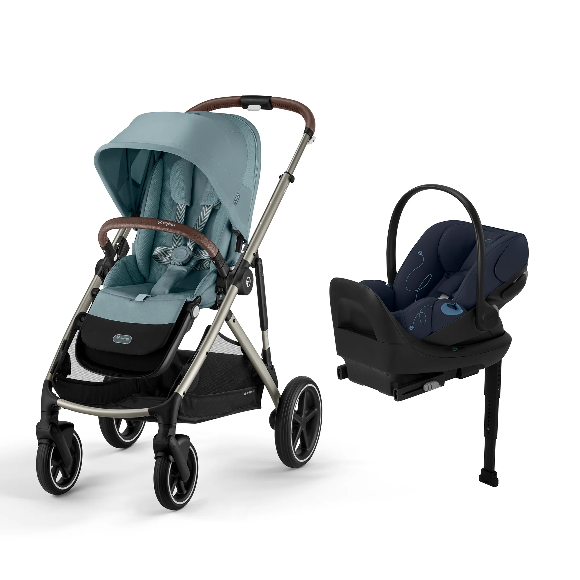 CYBEX Gazelle S 2 Stroller + Cloud G Lux Infant Car Seat Travel System - Image 39