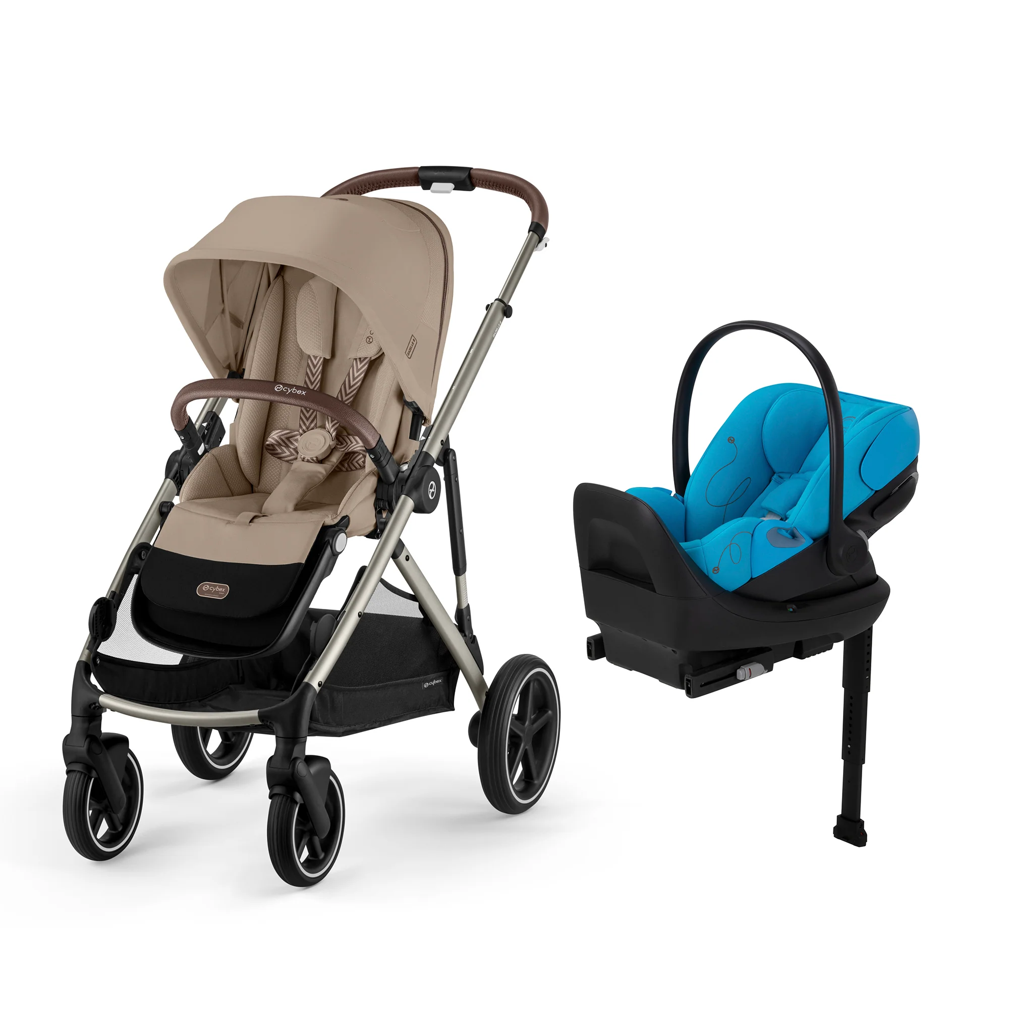 CYBEX Gazelle S 2 Stroller + Cloud G Lux Infant Car Seat Travel System - Image 41