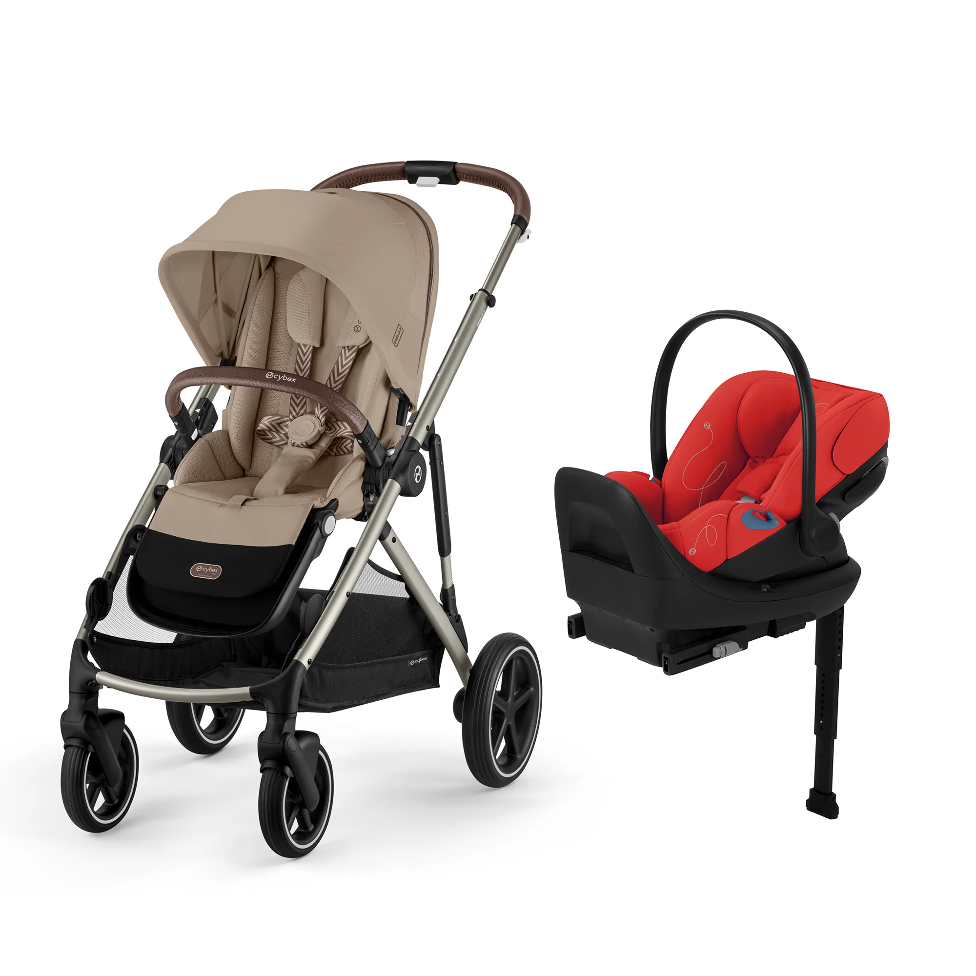 CYBEX Gazelle S 2 Stroller + Cloud G Lux Infant Car Seat Travel System - Image 42