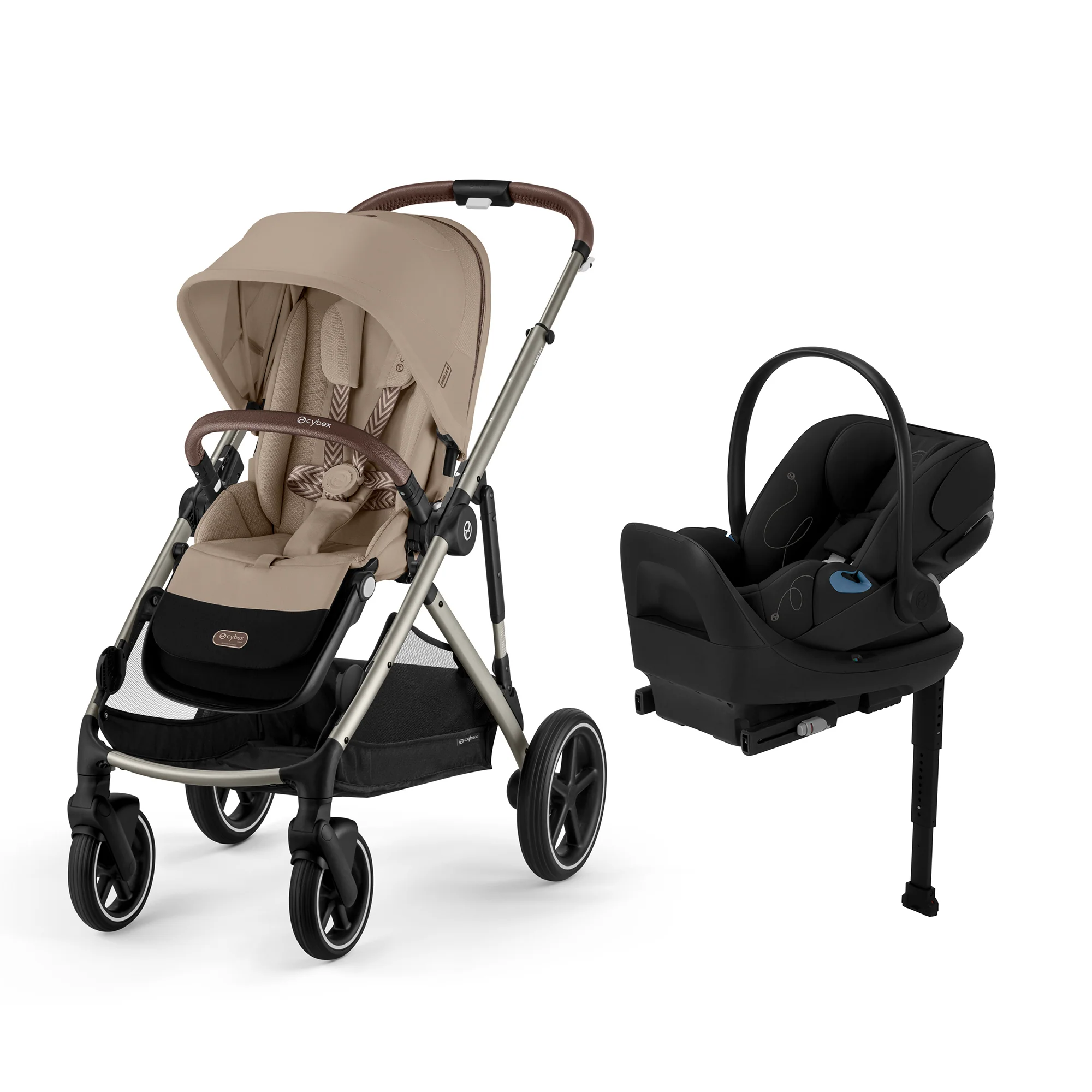 CYBEX Gazelle S 2 Stroller + Cloud G Lux Infant Car Seat Travel System - Image 45