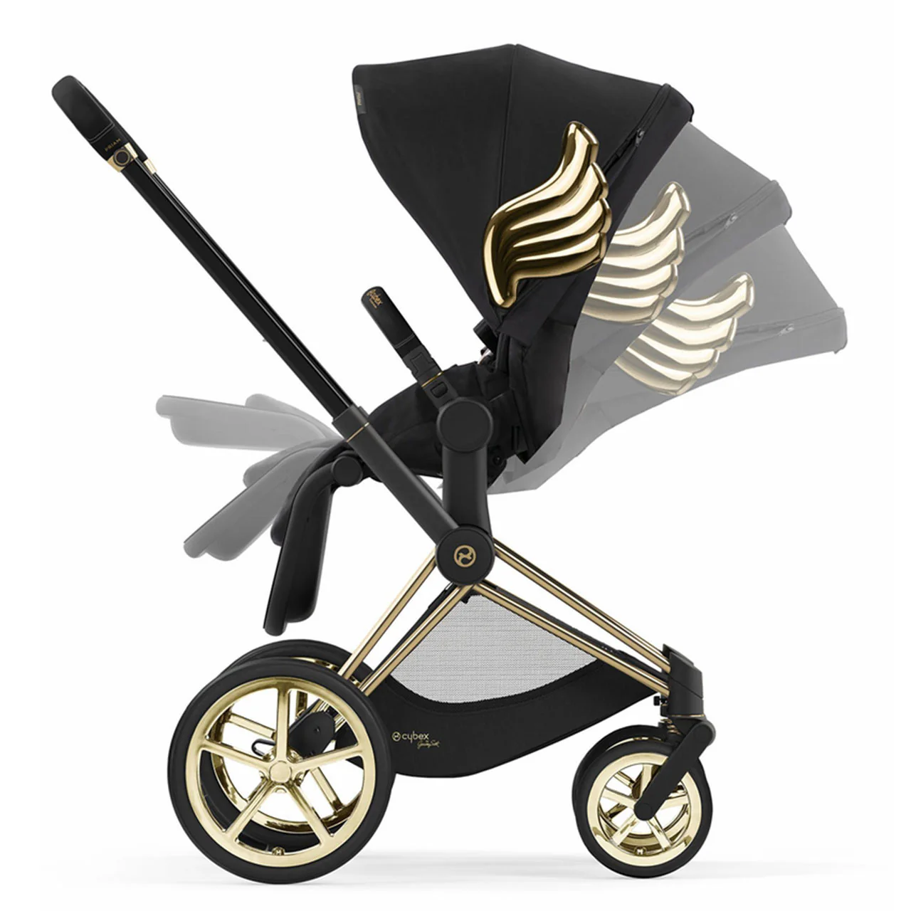 CYBEX Priam 4 JS Wings One Box - Black - Image 5
