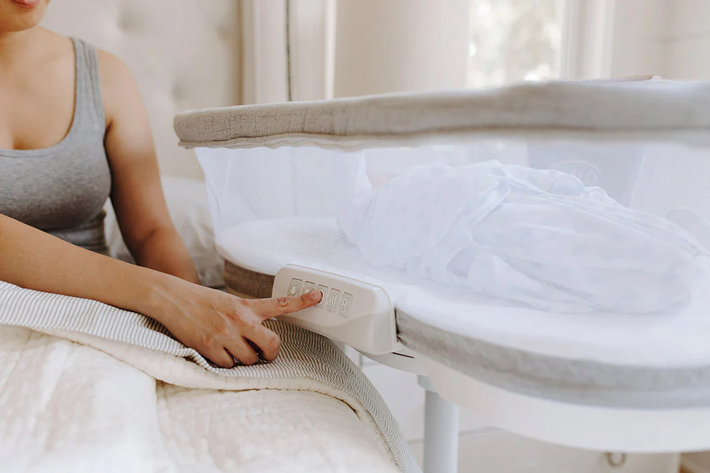 Halo Luxe Next Gen Bassinest in Dove Gray Tweed - Image 6