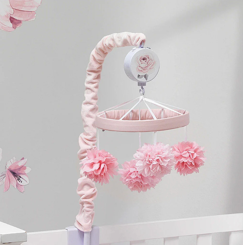 Lambs & Ivy Botanical Baby - Signature Musical Mobile - Plays 20 minutes - Image 3
