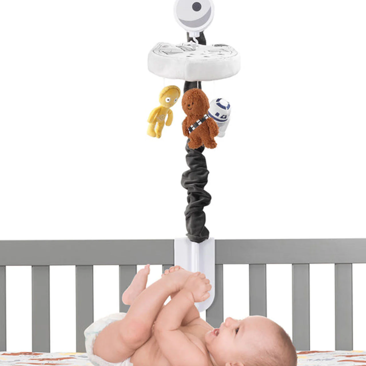 Lambs & Ivy Star Wars Millennium Falcon Musical Mobile - Plays 20 minutes - Image 3