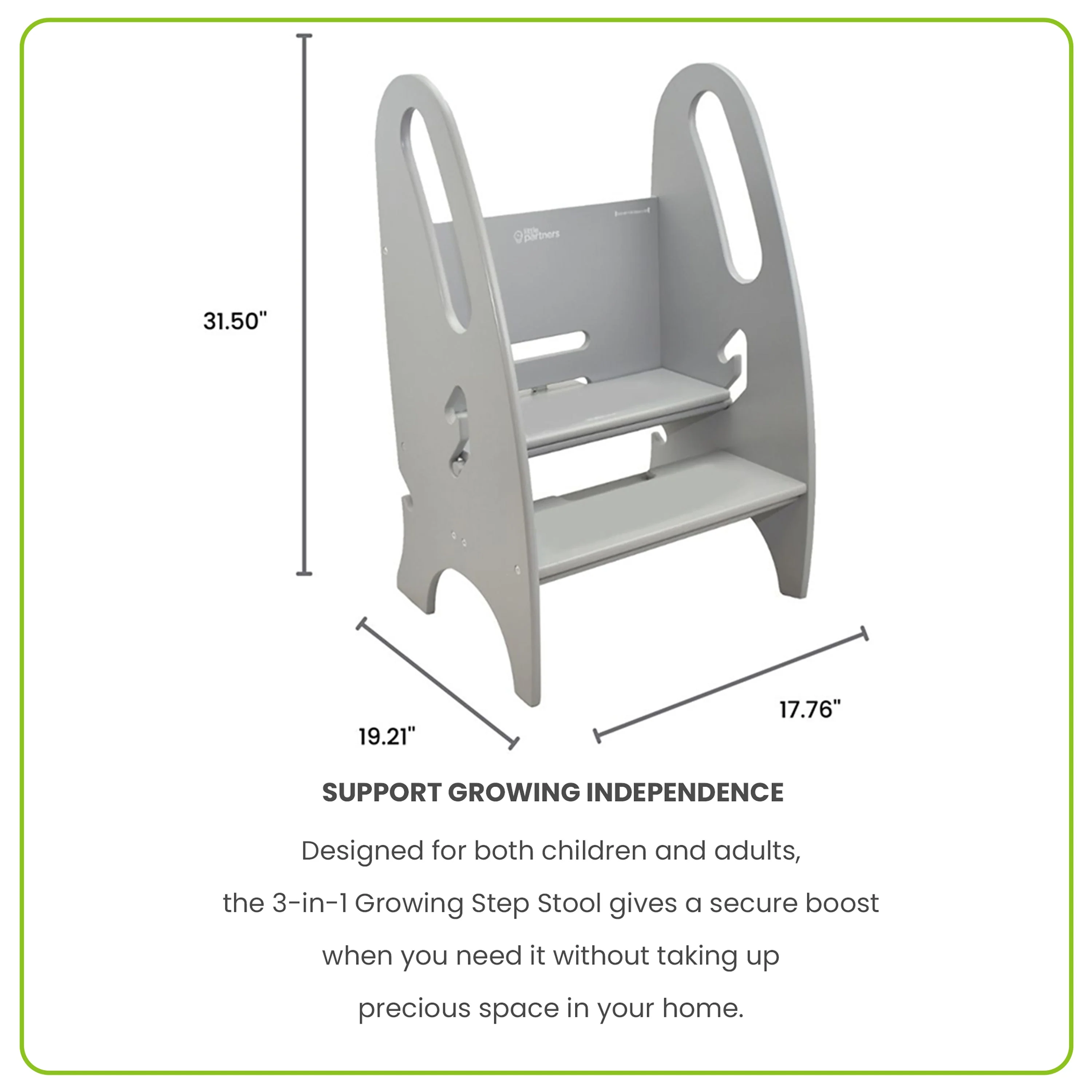 Little Partners 3-in-1 Growing Step Stool - Image 25