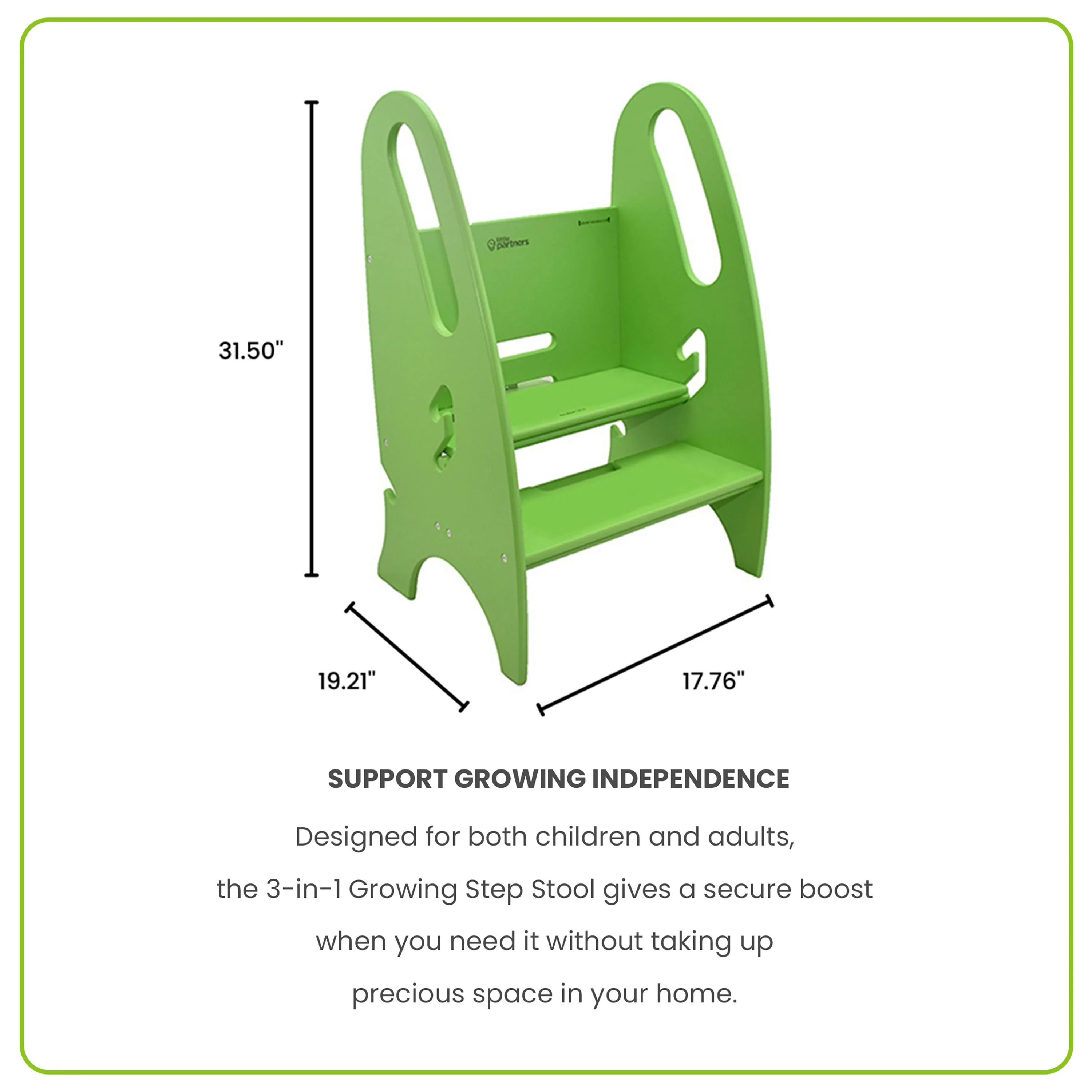 Little Partners 3-in-1 Growing Step Stool - Image 35