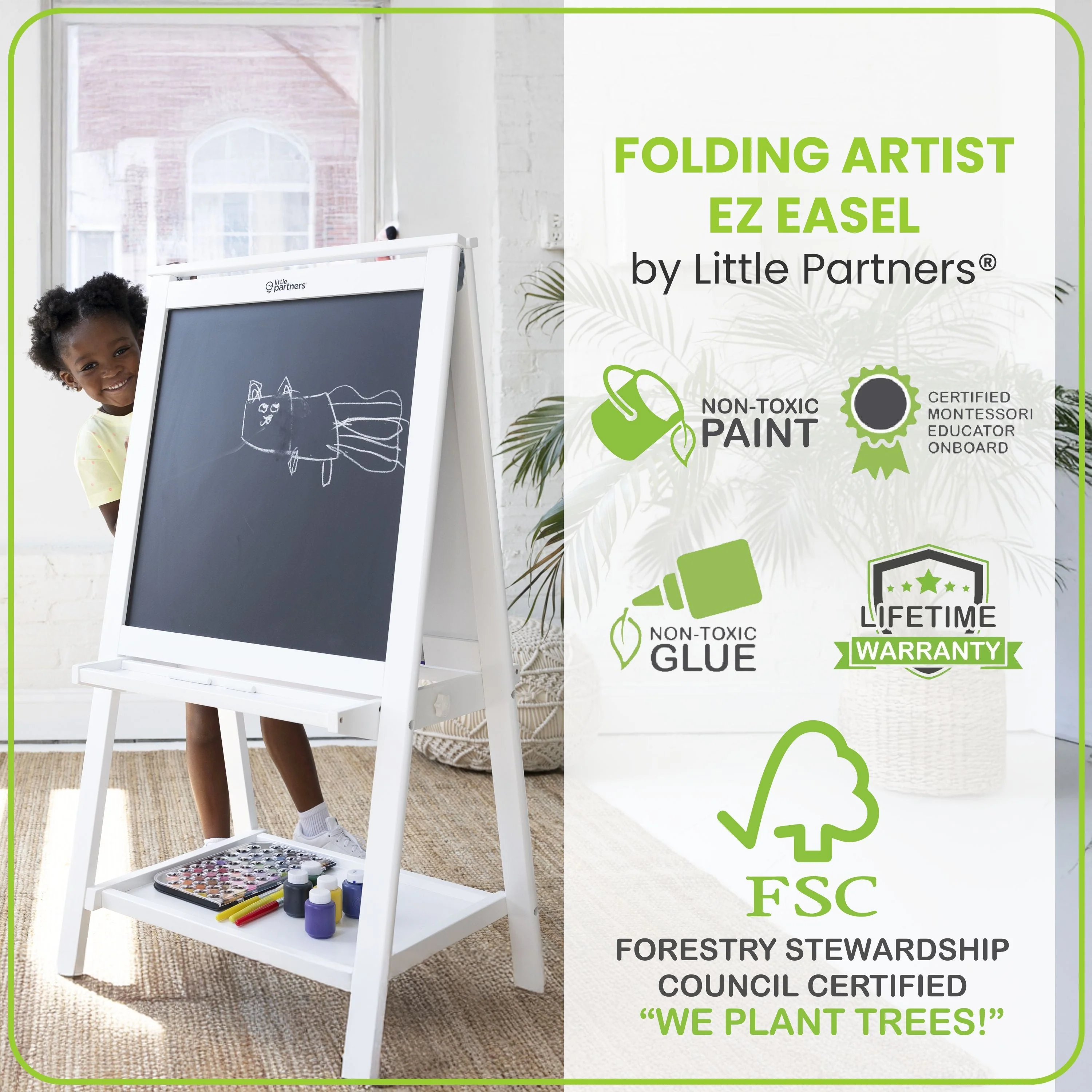 Little Partners Folding Artist EZ Easel - Image 16