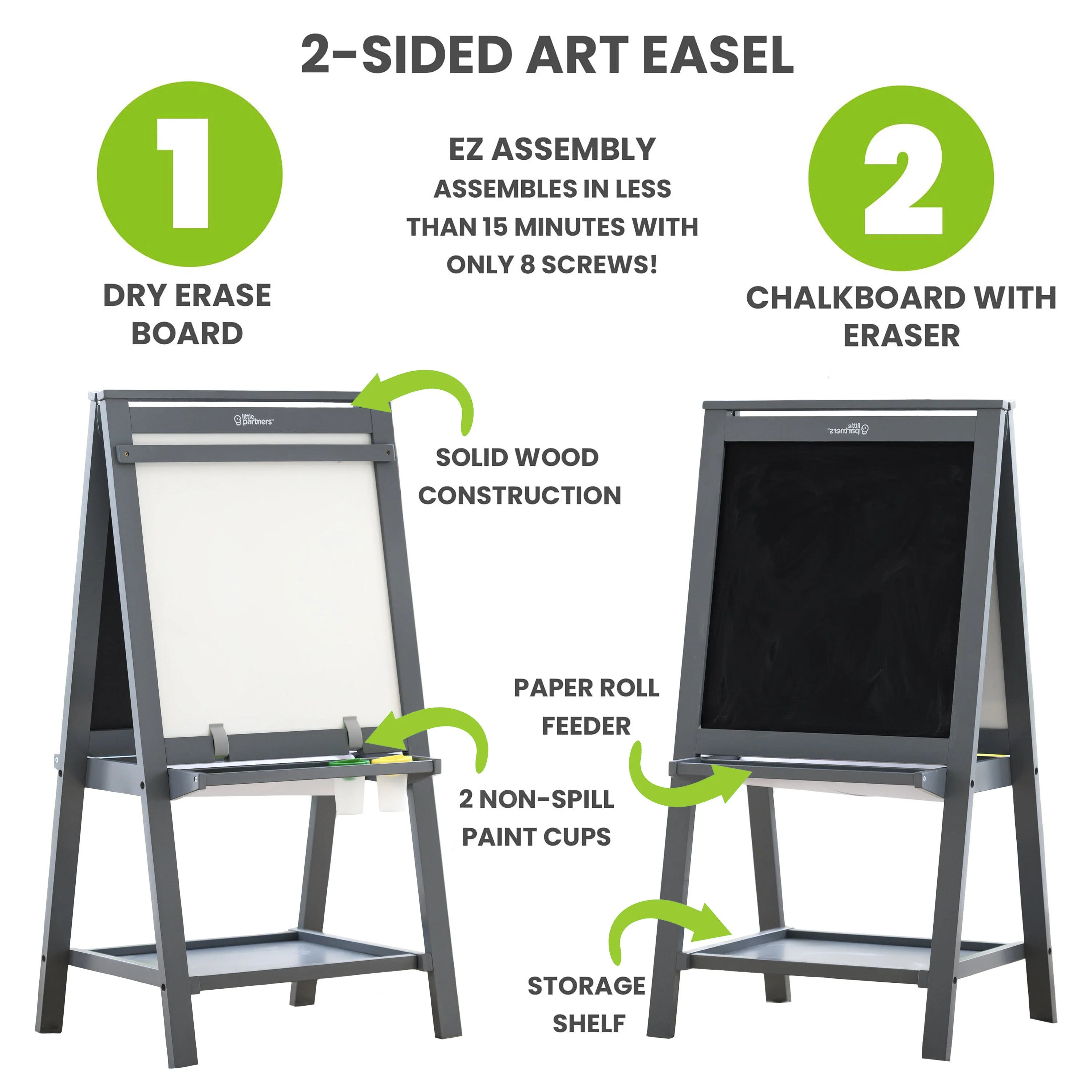 Little Partners Folding Artist EZ Easel - Image 28