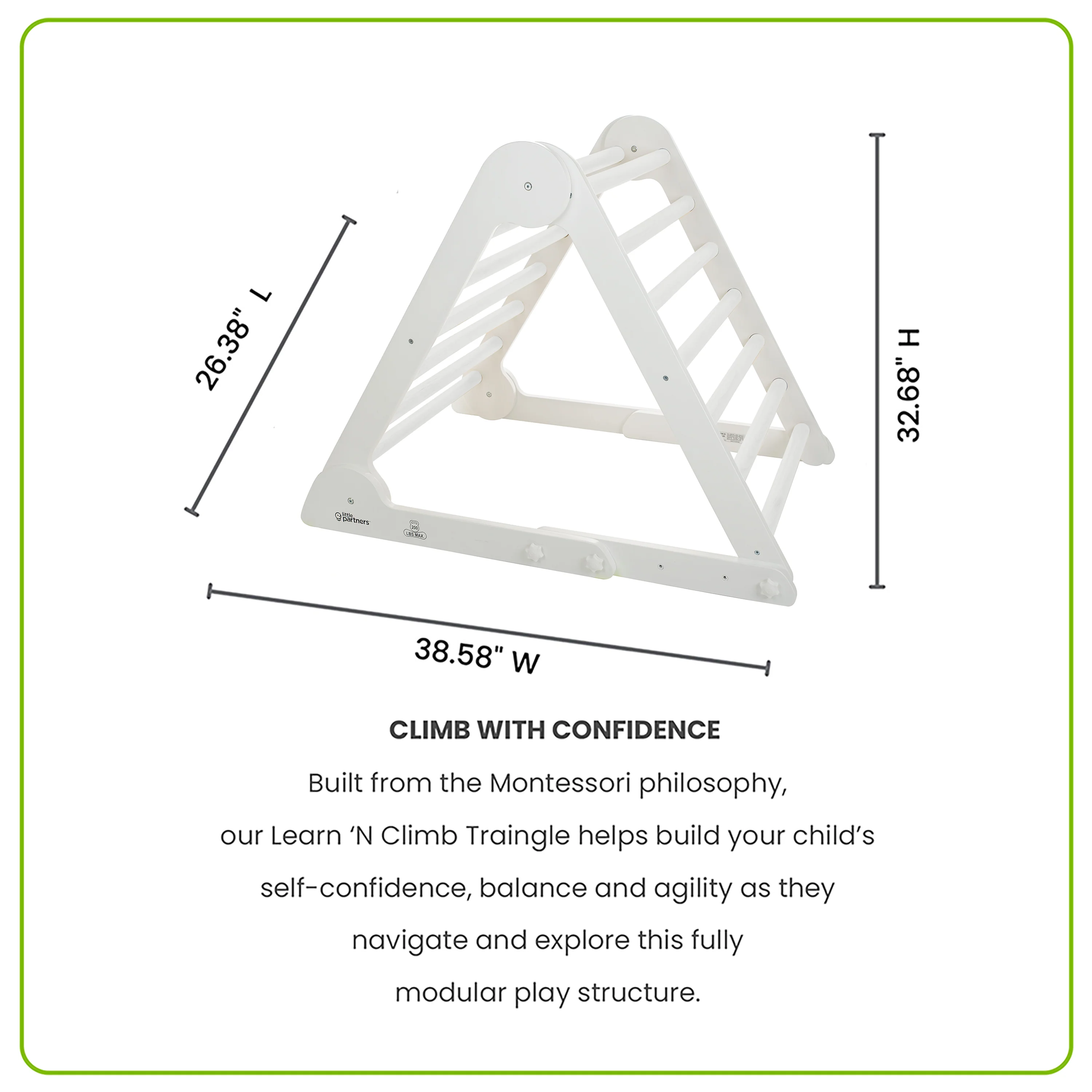 Little Partners Learn 'N Climb Triangle (Knock-Down) - Image 16