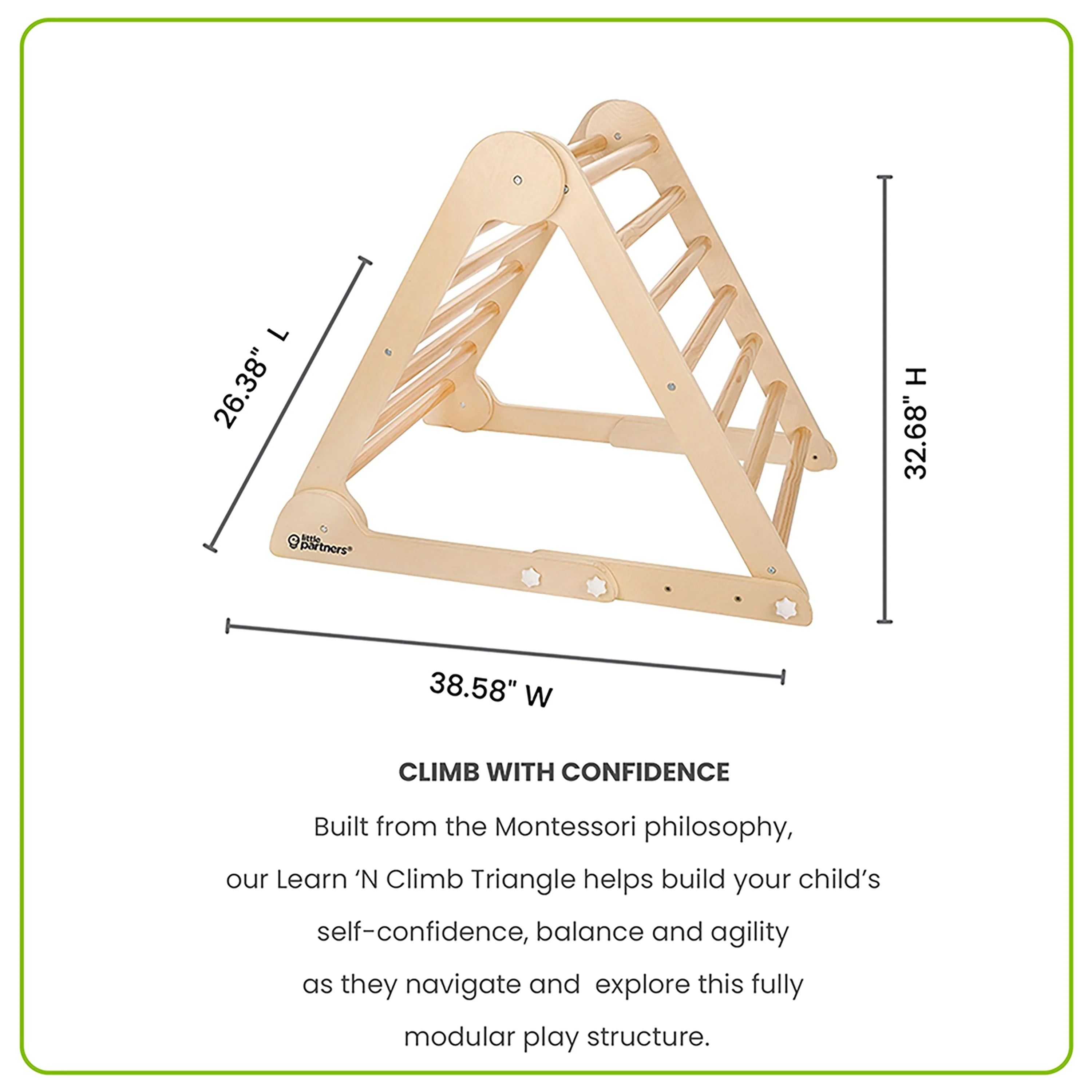 Little Partners Learn 'N Climb Triangle (Knock-Down) - Image 8