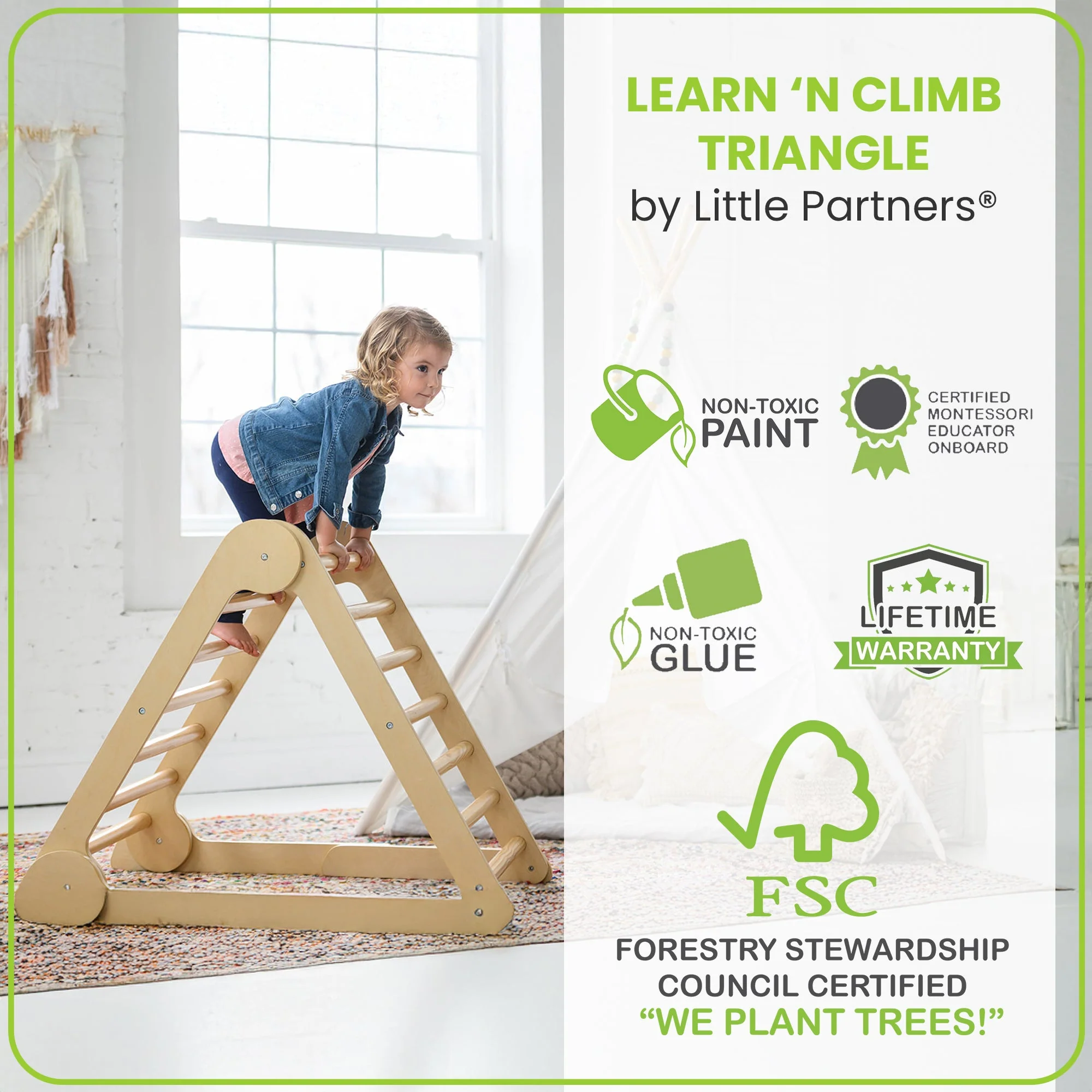 Little Partners Learn 'N Climb Triangle (Knock-Down) - Image 9