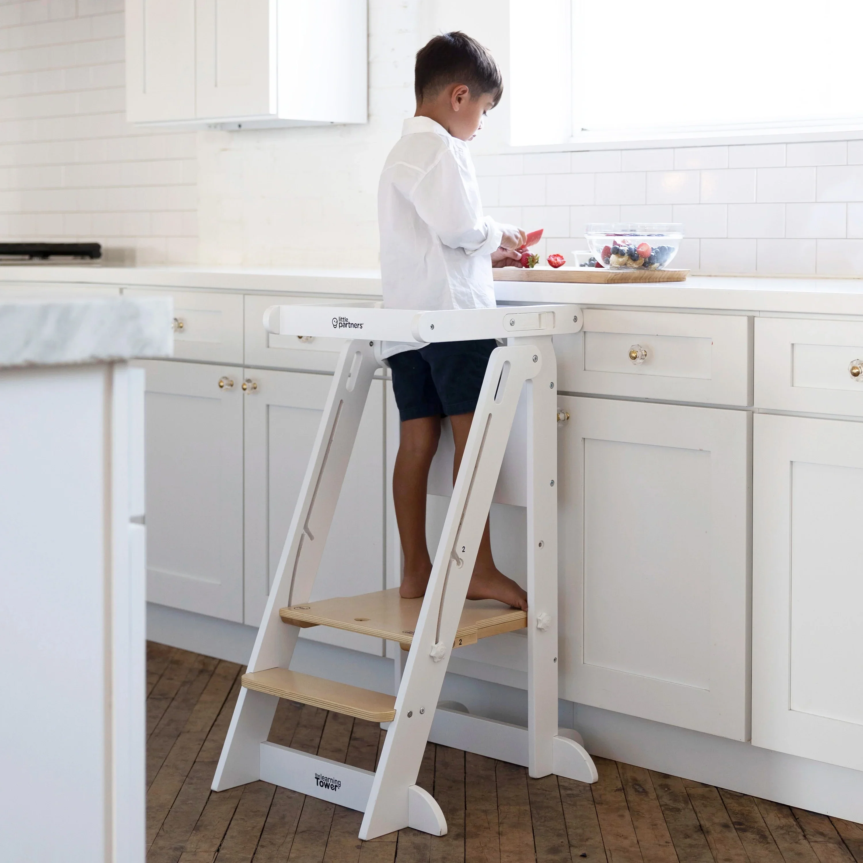 Little Partners Learn 'N Fold Learning Tower® Toddler Tower - Image 21