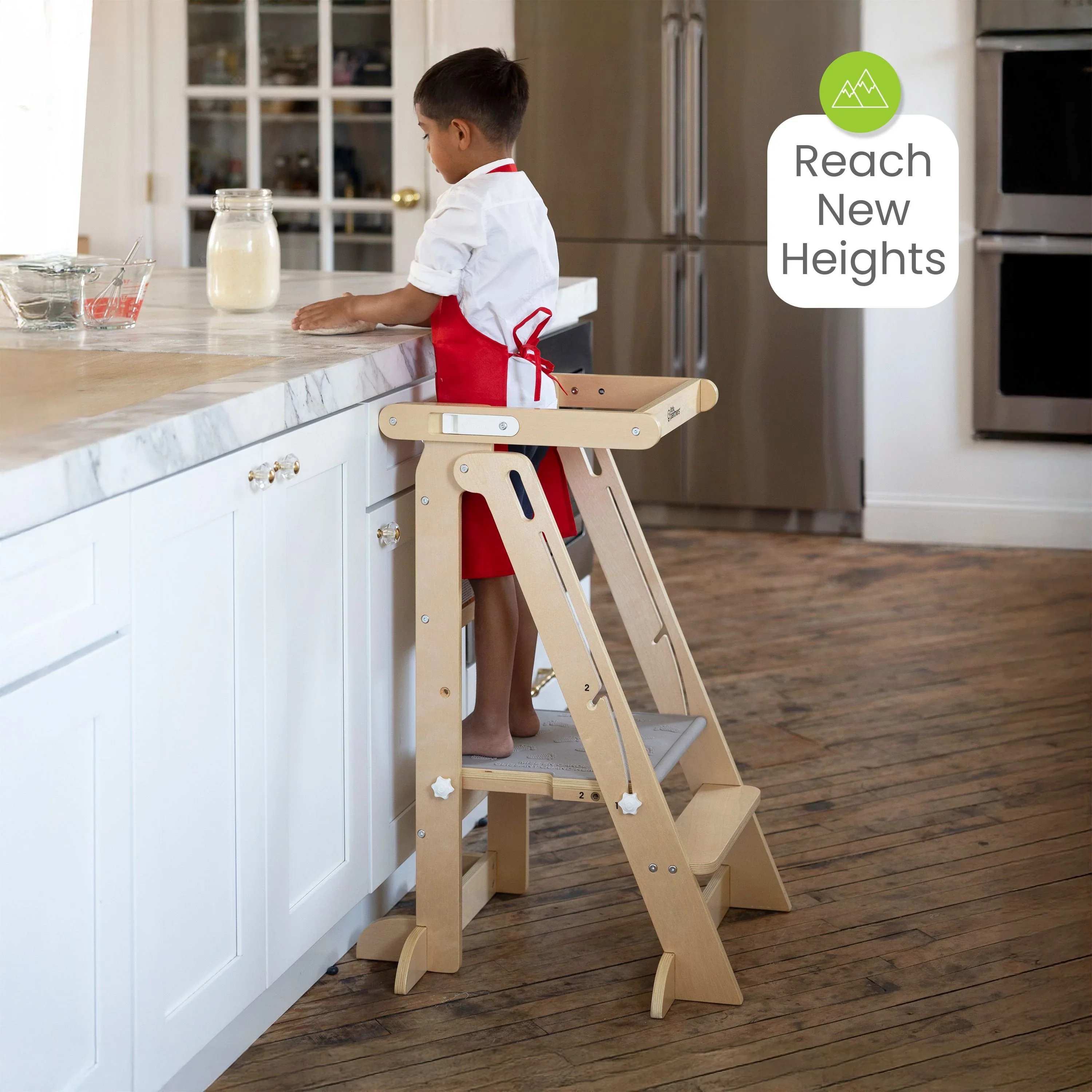 Little Partners Learn 'N Fold Learning Tower® Toddler Tower - Image 3
