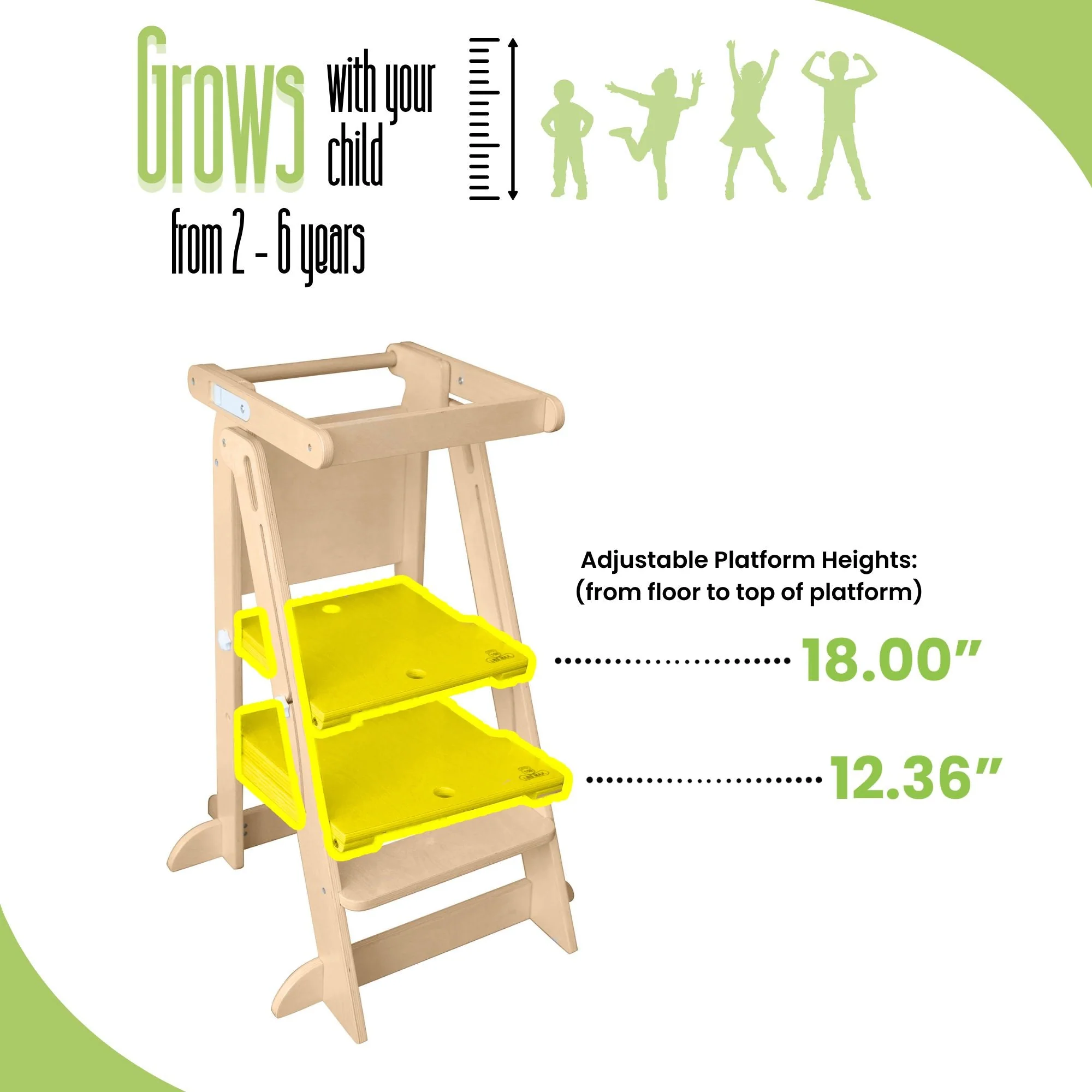 Little Partners Learn 'N Fold Learning Tower® Toddler Tower - Image 4