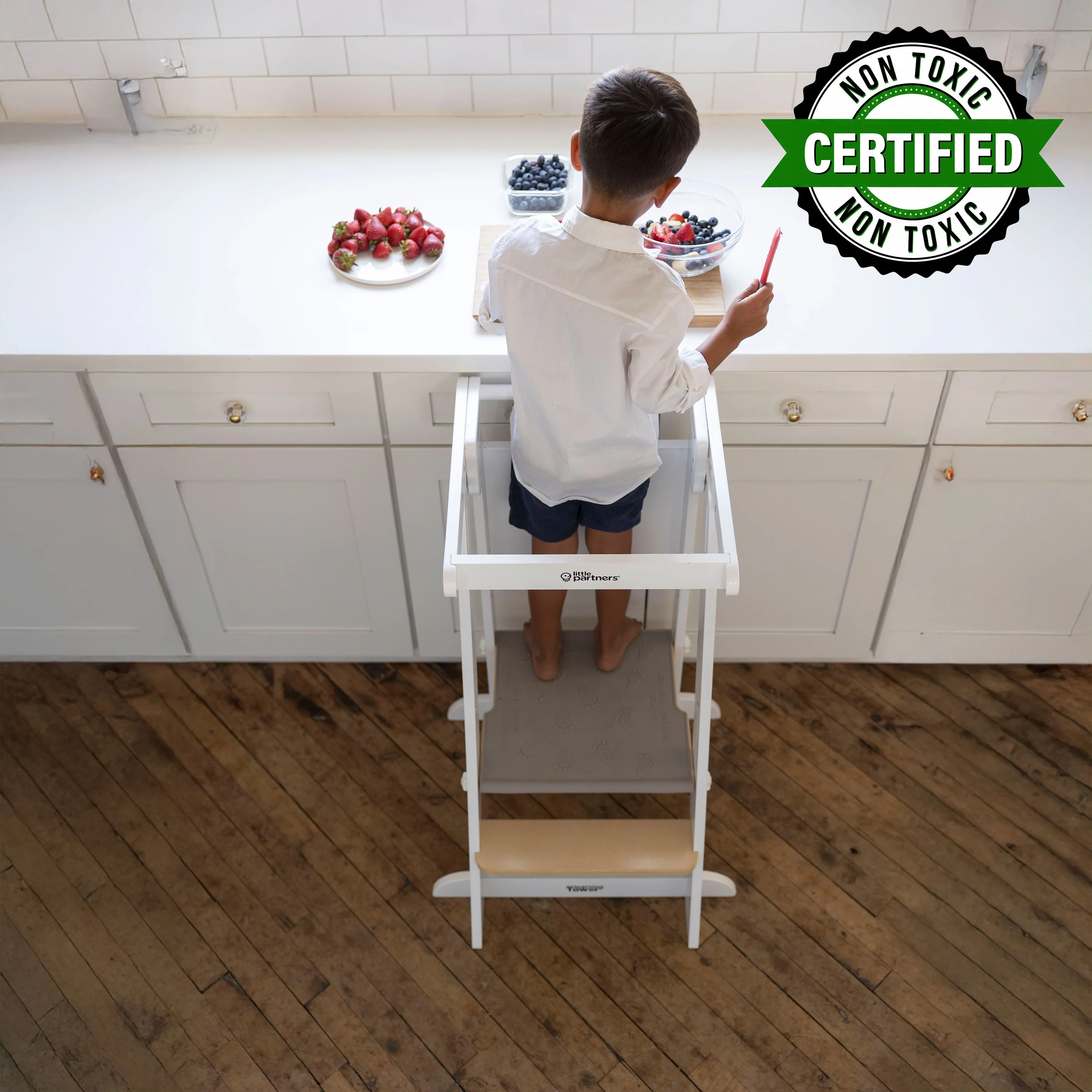 Little Partners Learn 'N Fold Learning Tower® Toddler Tower - Image 42