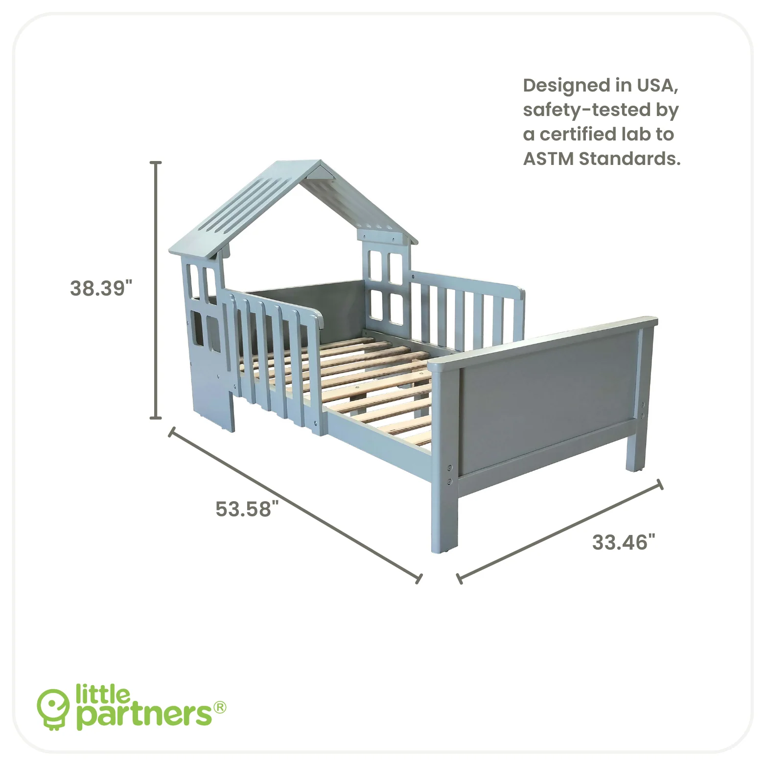 Little Partners Lil' House Toddler Bed - Image 13