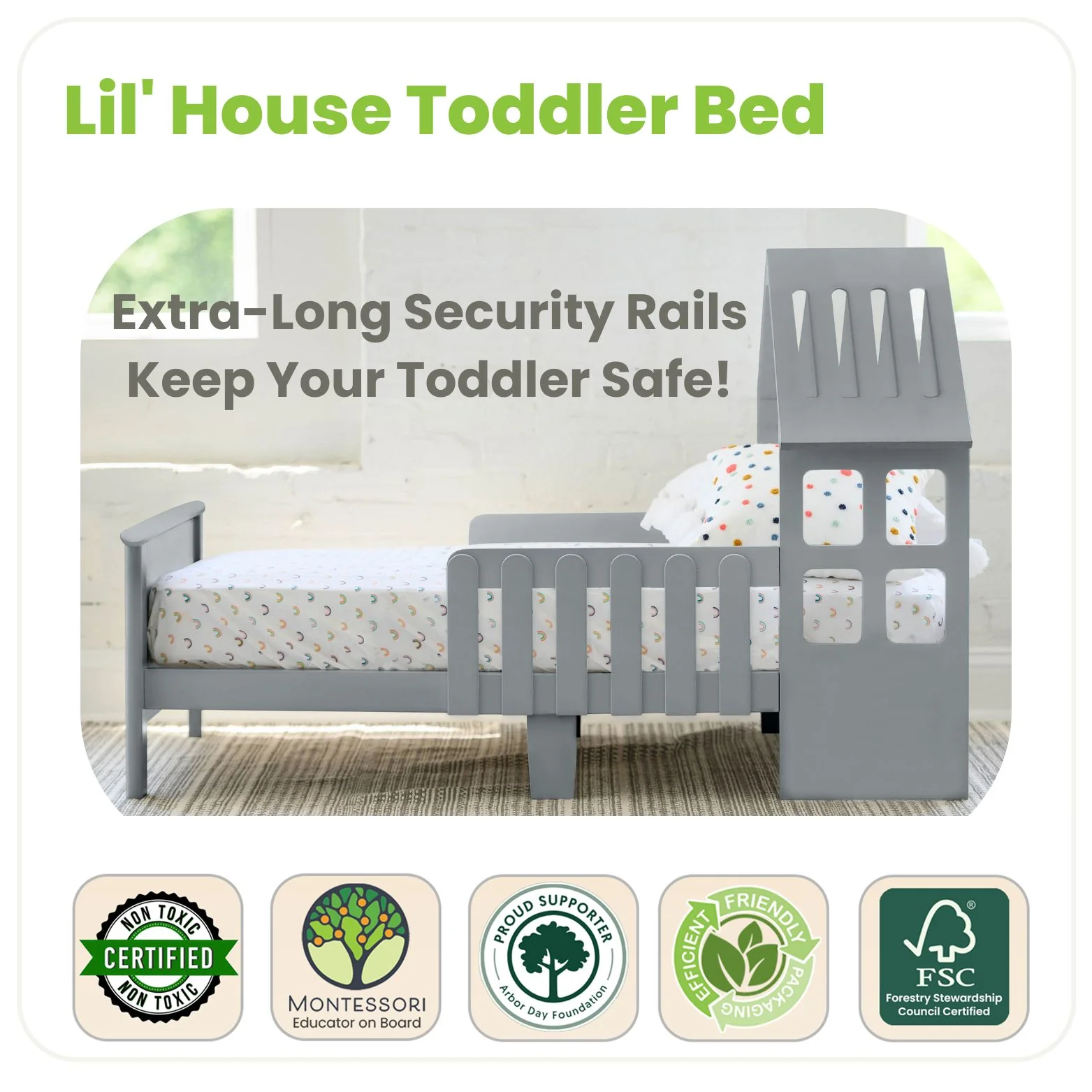 Little Partners Lil' House Toddler Bed - Image 15