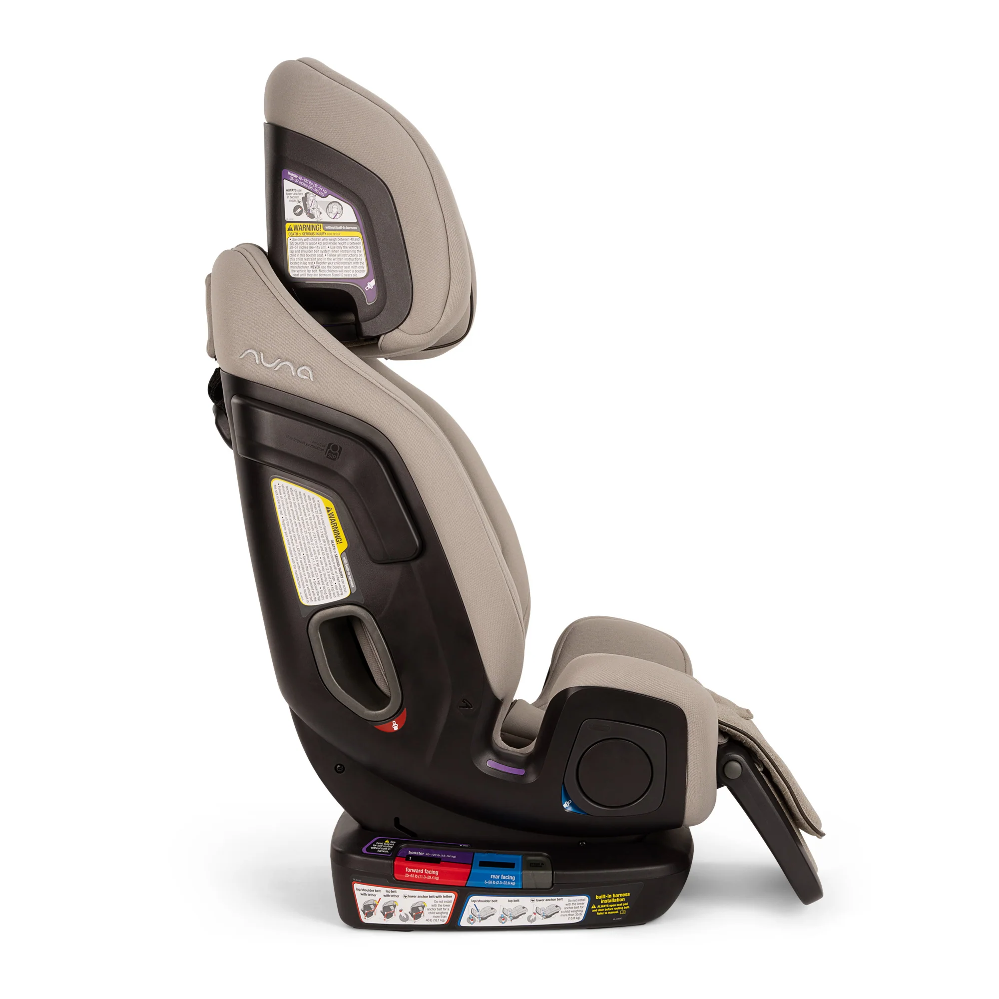 Nuna EXEC All in One Car Seat with Slip Cover & 2nd Insert - Image 36
