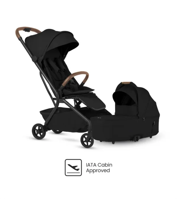 Silver Cross Nia Compact Stroller + Folding Bassinet Bundle - Image 3