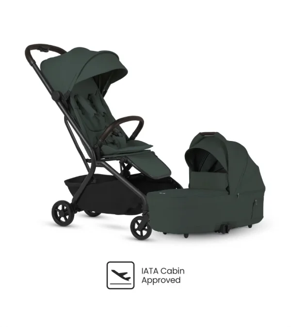 Silver Cross Nia Compact Stroller + Folding Bassinet Bundle - Image 4