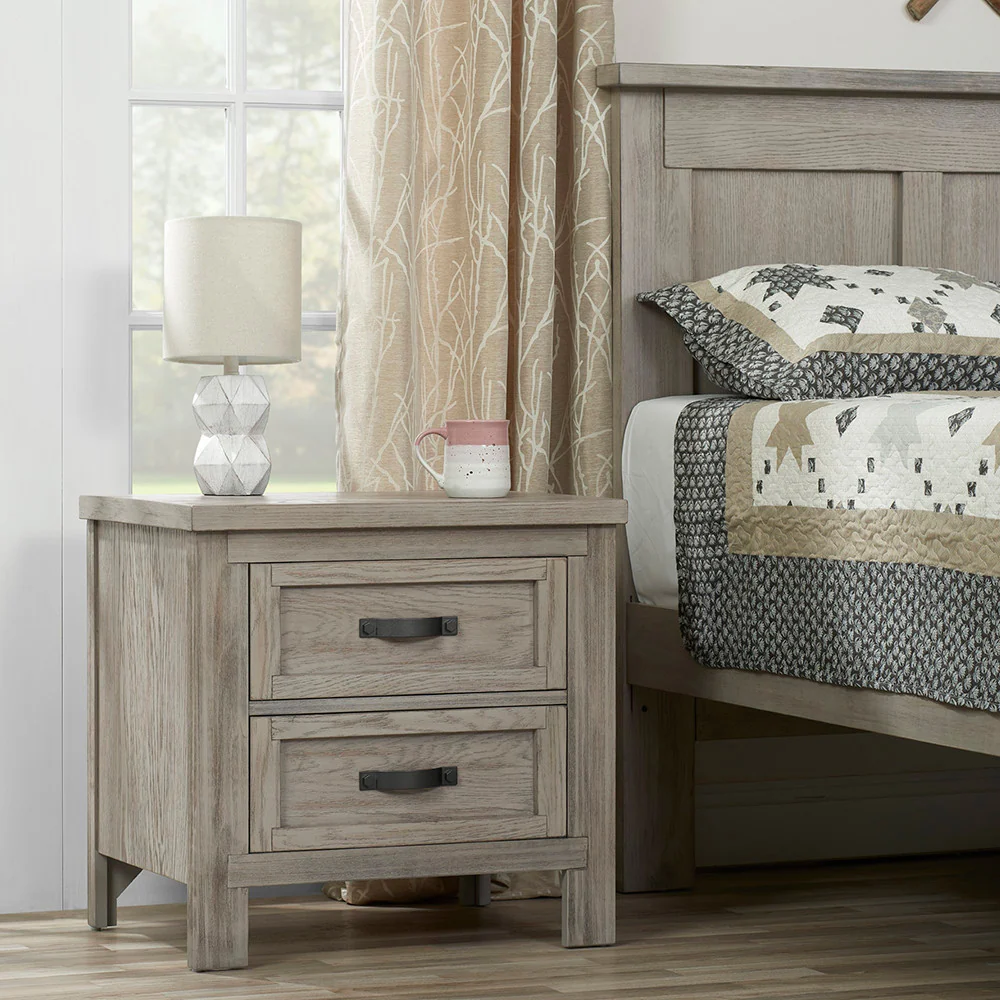 Soho Baby Hanover Nightstand Oak Gray - Image 4