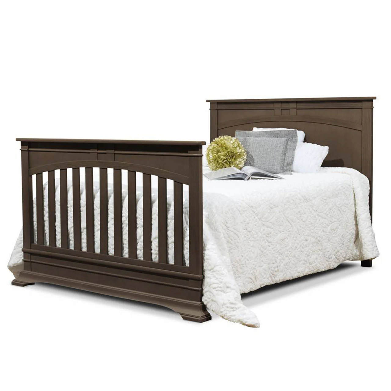 Sorelle Providence Full Size Bed Conversion Rail in Chocolate - Image 3