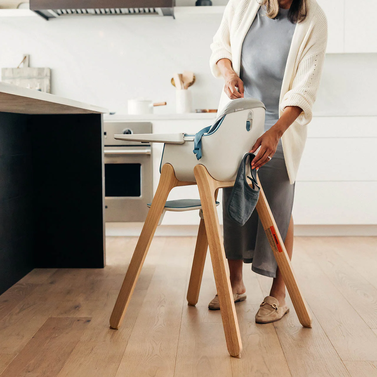 UPPAbaby Highchair Cushion in Grey - Image 4