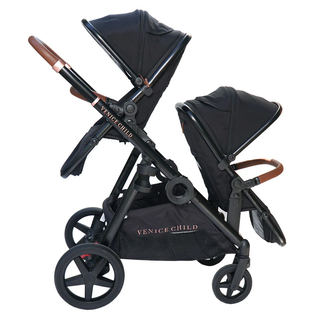 Venice Child Maverick Single to Double Stroller with 2nd Toddler Seat - Image 10