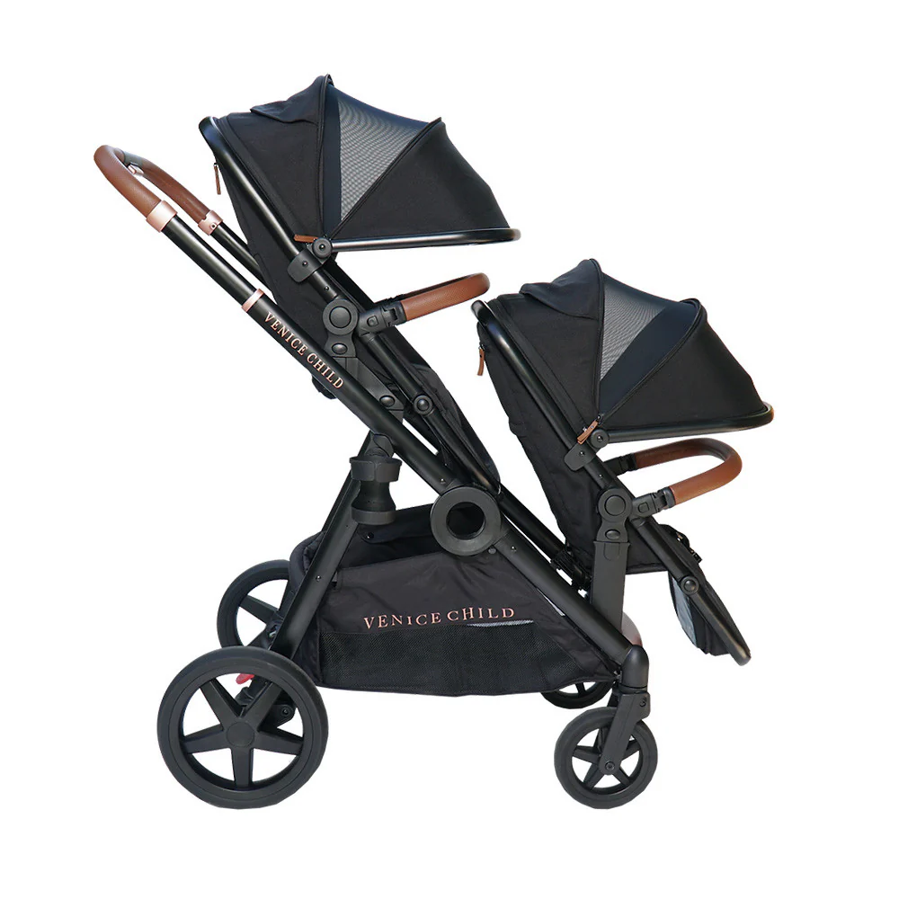 Venice Child Maverick Single to Double Stroller with 2nd Toddler Seat - Image 6