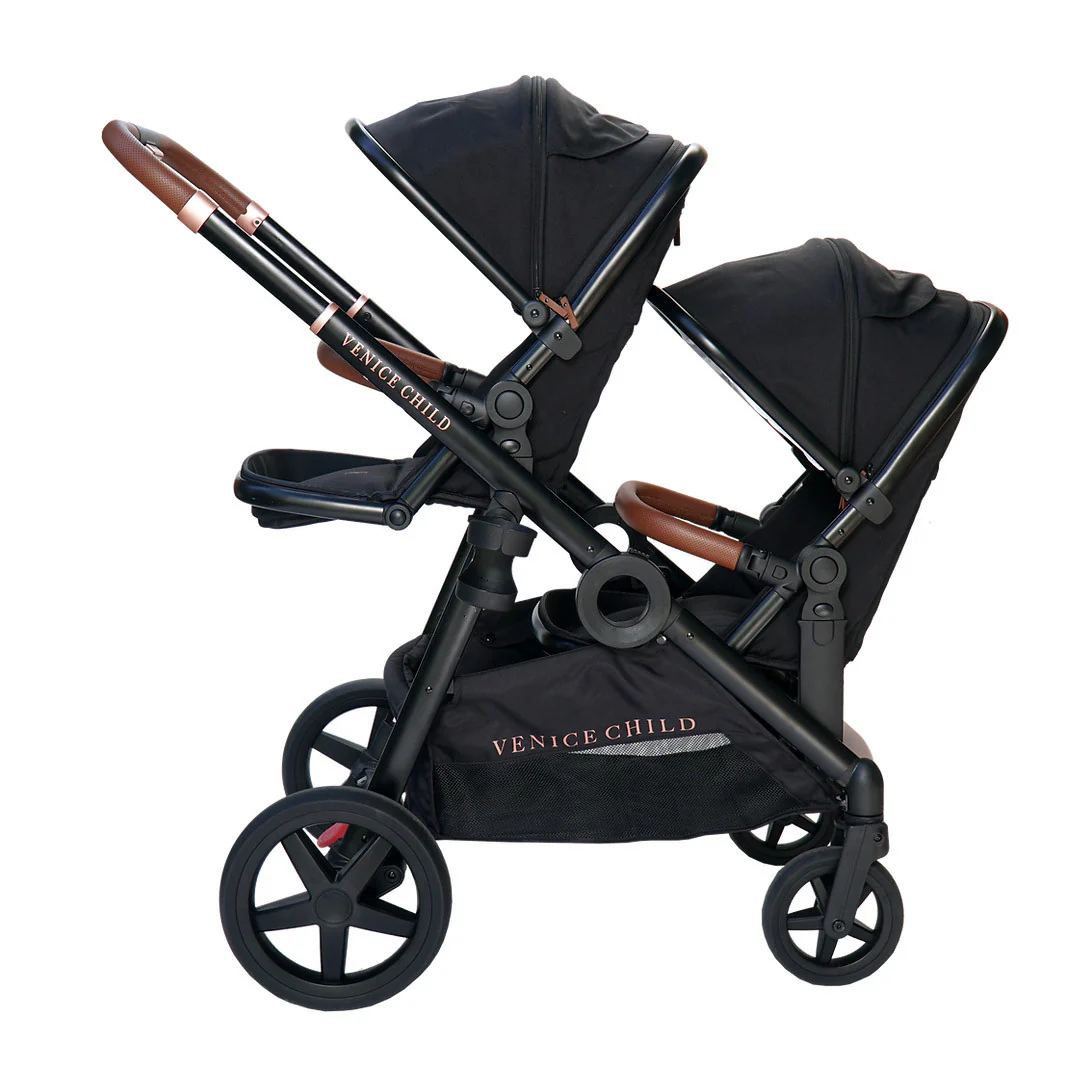 Venice Child Maverick Single to Double Stroller with 2nd Toddler Seat - Image 9