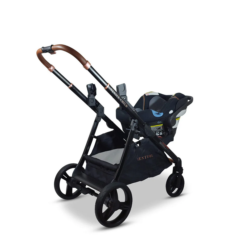 Venice Child Ventura Single to Double Sit-And-Stand Tandem Stroller - Image 4