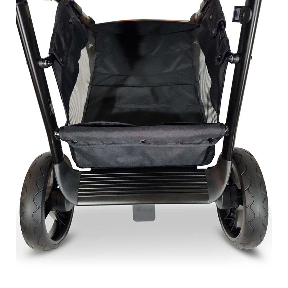 Venice Child Ventura Single to Double Sit-And-Stand Tandem Stroller with 2nd Toddler Seat - Image 3