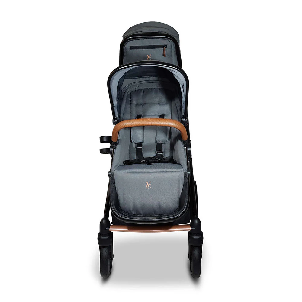 Venice Child Ventura Single to Double Sit-And-Stand Tandem Stroller with 2nd Toddler Seat - Image 9