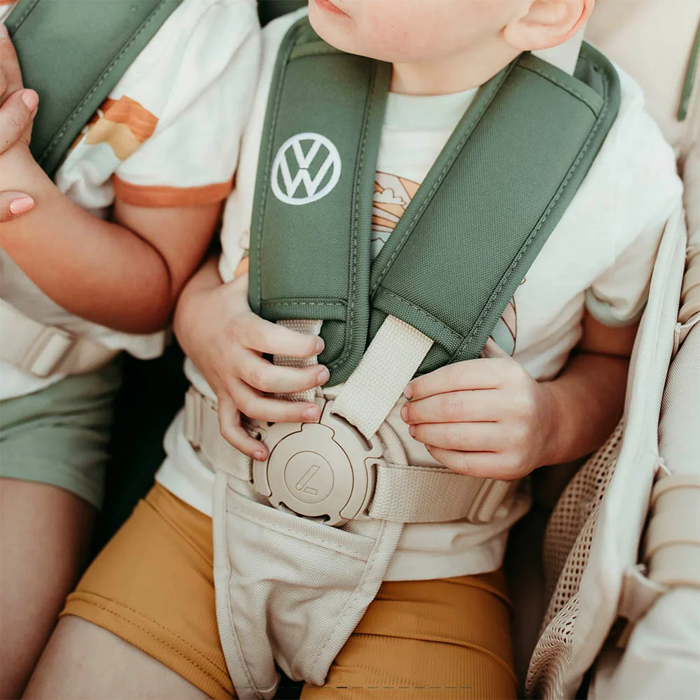 WonderFold VW Edition Quad Stroller in Sage Green - Image 3